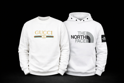 Winter Combo - The North Face Hoodie + Gucci Sweatshirt