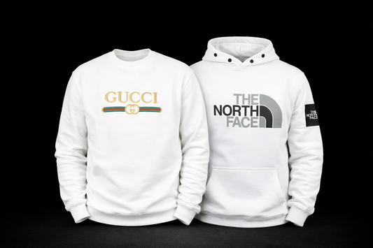 Winter Combo - The North Face Hoodie + Gucci Sweatshirt