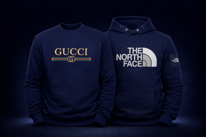 Winter Combo - The North Face Hoodie + Gucci Sweatshirt